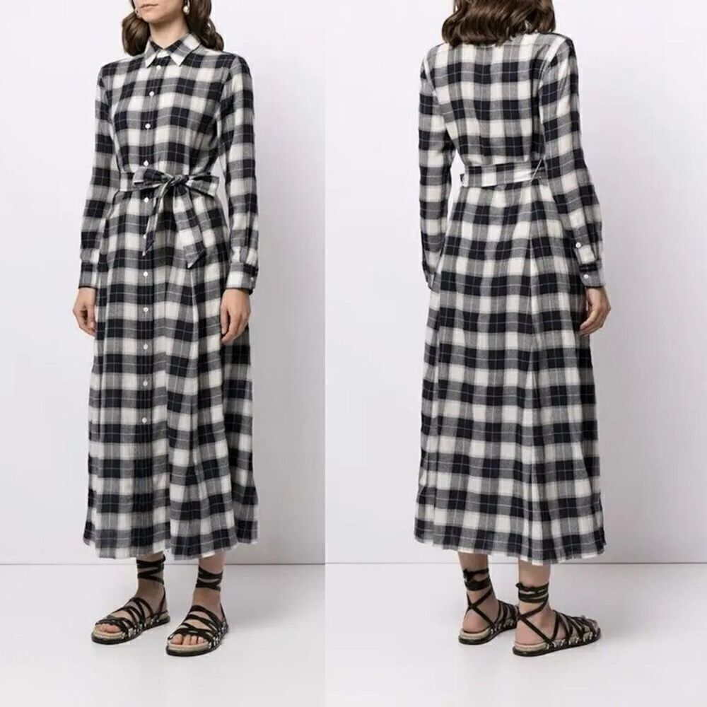 Polo Ralph Lauren Plaid Check Belted size 4